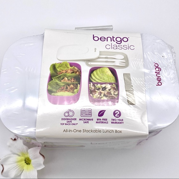 NWT Bentgo Classic Lunch Box, Purple - Picture 9 of 14